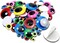 Sticker Eyes 6mm to 35mm Assorted Colors Round Plastic Crafts Eyes for DIY Arts Crafts Scrapbooking
